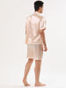 Satin Short Sleeve Summer Sleepwear Pajama Sets