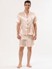 Satin Short Sleeve Summer Sleepwear Pajama Sets