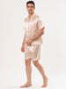 Satin Short Sleeve Summer Sleepwear Pajama Sets