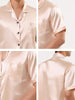 Satin Short Sleeve Summer Sleepwear Pajama Sets