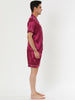 Satin Short Sleeve Summer Sleepwear Pajama Sets