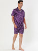 Satin Short Sleeve Summer Sleepwear Pajama Sets