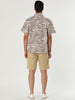 Lapel Floral Print Cotton Hawaiian Beach Botton Shirt