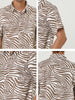 Lapel Floral Print Cotton Hawaiian Beach Botton Shirt