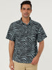 Short Sleeve Floral Print Cotton Beach Hawaiian Shirt