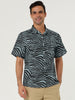 Short Sleeve Floral Print Cotton Beach Hawaiian Shirt
