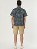 Short Sleeve Floral Print Cotton Beach Hawaiian Shirt