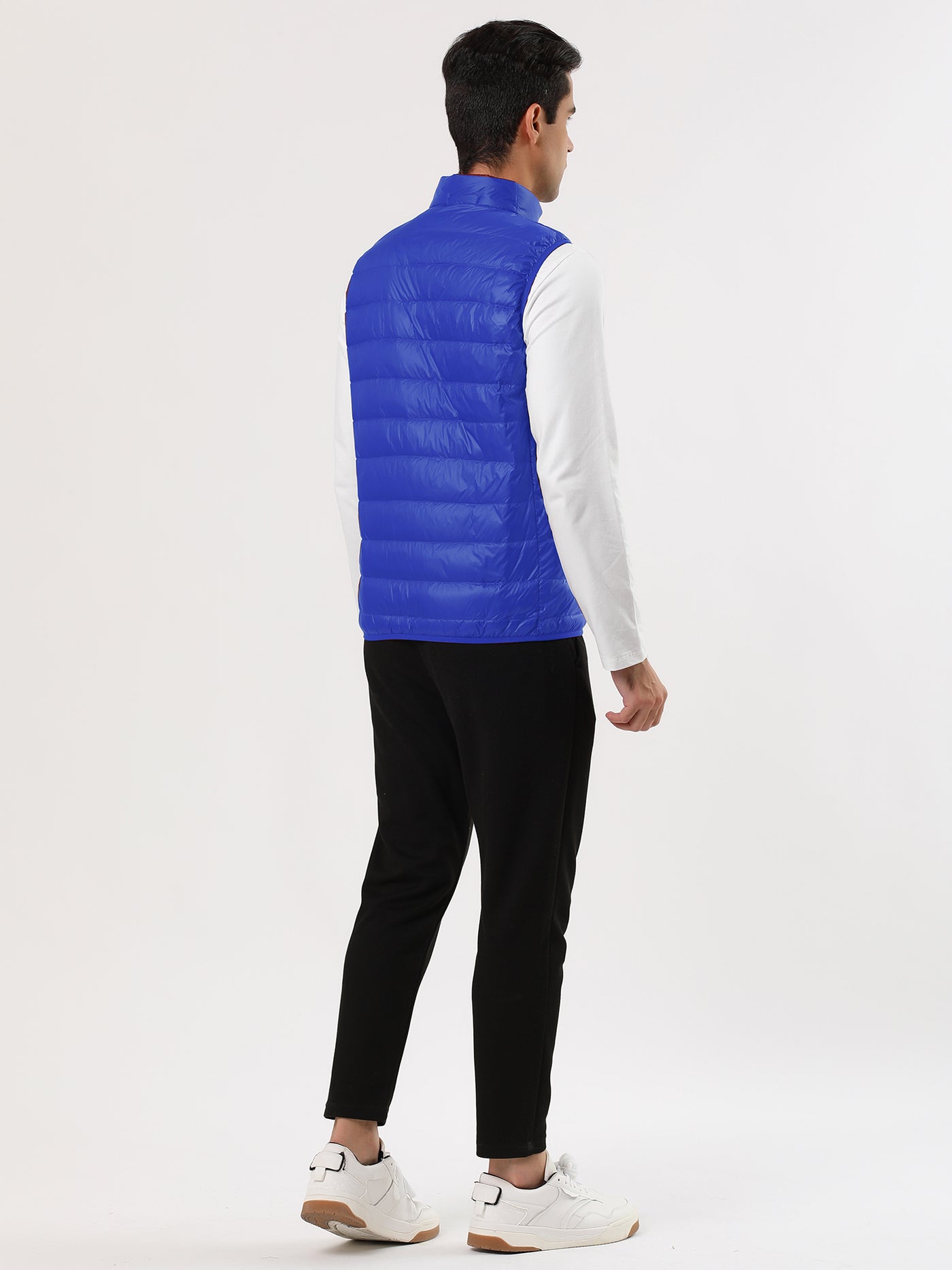 Bublédon Winter Lightweight Stand Collar Zip Up Puffer Vest