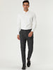 Checked Printed Flat Front Plaid Business Pants