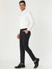 Casual Skinny Plaid Flat Front Business Dress Pants