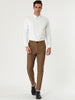 Casual Skinny Plaid Flat Front Business Dress Pants