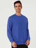 Long Sleeve Solid Crew Neck Pullover Sweatshirt