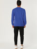 Long Sleeve Solid Crew Neck Pullover Sweatshirt