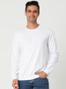 Long Sleeve Solid Crew Neck Pullover Sweatshirt