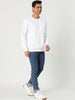 Long Sleeve Solid Crew Neck Pullover Sweatshirt