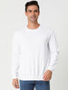 Long Sleeve Solid Crew Neck Pullover Sweatshirt