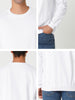 Long Sleeve Solid Crew Neck Pullover Sweatshirt