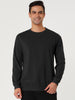 Long Sleeve Solid Crew Neck Pullover Sweatshirt