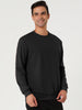 Long Sleeve Solid Crew Neck Pullover Sweatshirt