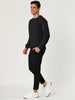 Long Sleeve Solid Crew Neck Pullover Sweatshirt