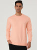 Long Sleeve Solid Crew Neck Pullover Sweatshirt