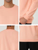 Long Sleeve Solid Crew Neck Pullover Sweatshirt
