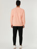 Long Sleeve Solid Crew Neck Pullover Sweatshirt