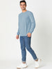 Long Sleeve Solid Crew Neck Pullover Sweatshirt