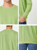 Long Sleeve Solid Crew Neck Pullover Sweatshirt