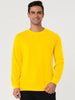 Long Sleeve Solid Crew Neck Pullover Sweatshirt