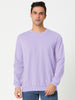 Long Sleeve Solid Crew Neck Pullover Sweatshirt
