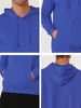 Long Sleeve Soild Color Drawstring Pullover Hoodies