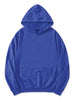 Long Sleeve Soild Color Drawstring Pullover Hoodies