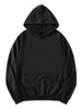 Long Sleeve Soild Color Drawstring Pullover Hoodies