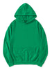 Long Sleeve Soild Color Drawstring Pullover Hoodies