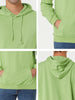 Long Sleeve Soild Color Drawstring Pullover Hoodies