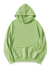 Long Sleeve Soild Color Drawstring Pullover Hoodies