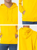 Long Sleeve Soild Color Drawstring Pullover Hoodies
