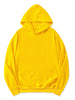 Long Sleeve Soild Color Drawstring Pullover Hoodies