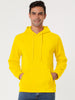 Plush Lined Solid Color Long Sleeve Pullover Hoodies