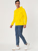 Plush Lined Solid Color Long Sleeve Pullover Hoodies