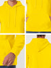 Plush Lined Solid Color Long Sleeve Pullover Hoodies