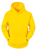 Plush Lined Solid Color Long Sleeve Pullover Hoodies