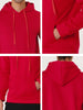 Plush Lined Solid Color Long Sleeve Pullover Hoodies