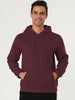 Plush Lined Solid Color Long Sleeve Pullover Hoodies