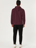 Plush Lined Solid Color Long Sleeve Pullover Hoodies
