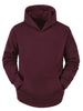 Plush Lined Solid Color Long Sleeve Pullover Hoodies