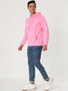 Plush Lined Solid Color Long Sleeve Pullover Hoodies