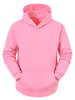 Plush Lined Solid Color Long Sleeve Pullover Hoodies
