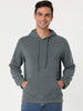 Plush Lined Solid Color Long Sleeve Pullover Hoodies